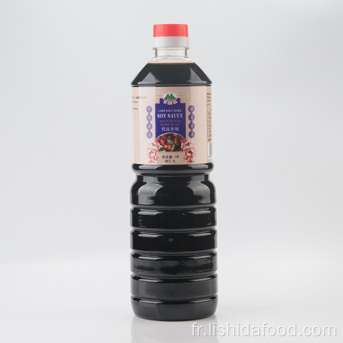 1 litre de sauce de soja noire moins salée